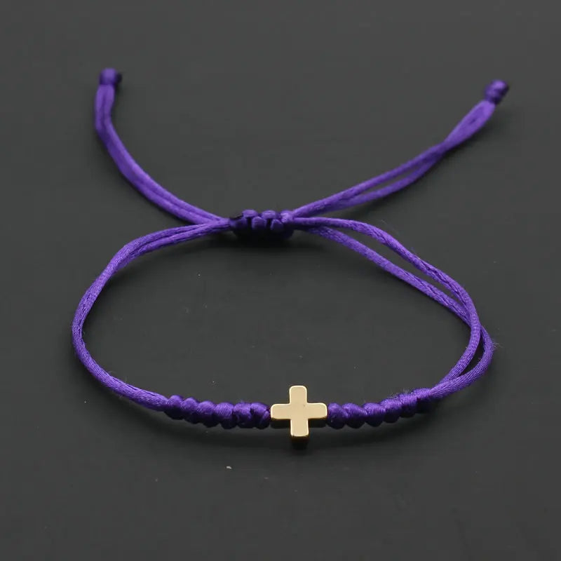 Couple Cross Charm Bracelet