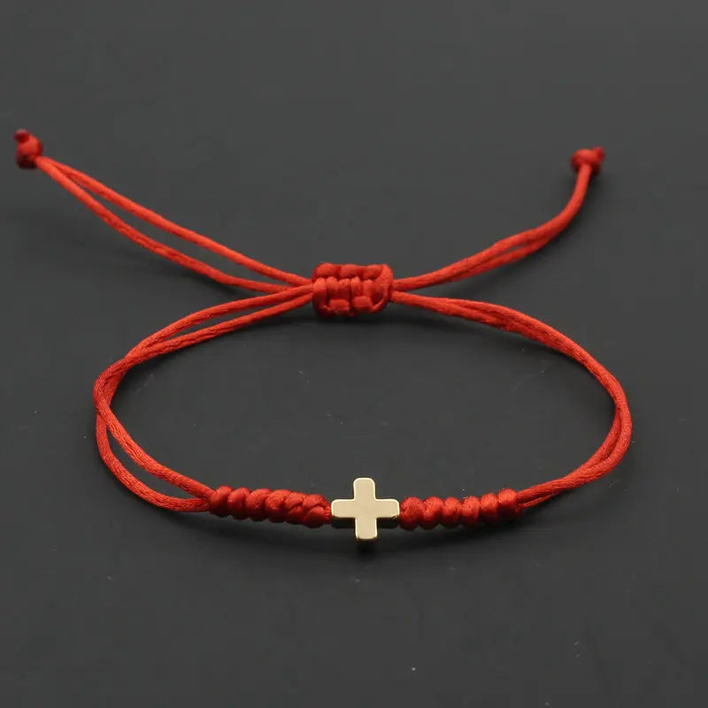 Couple Cross Charm Bracelet