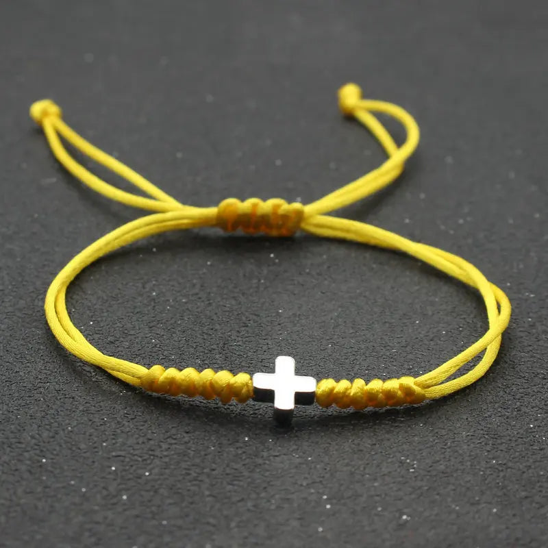 Couple Cross Charm Bracelet