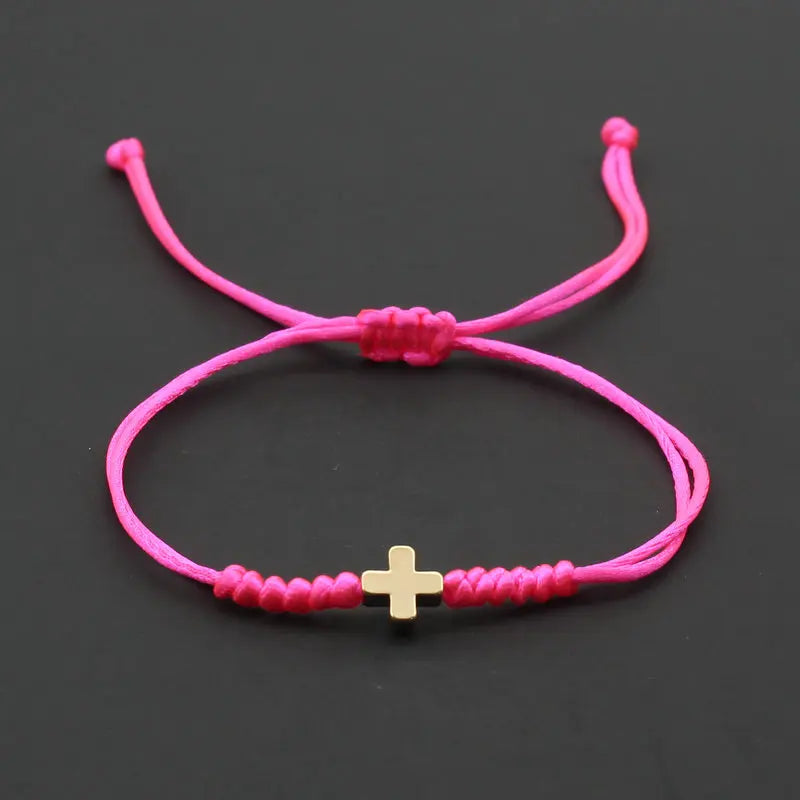 Couple Cross Charm Bracelet