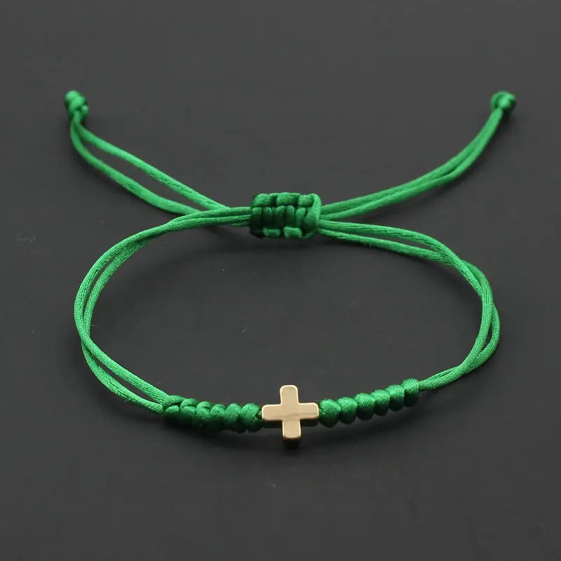 Couple Cross Charm Bracelet