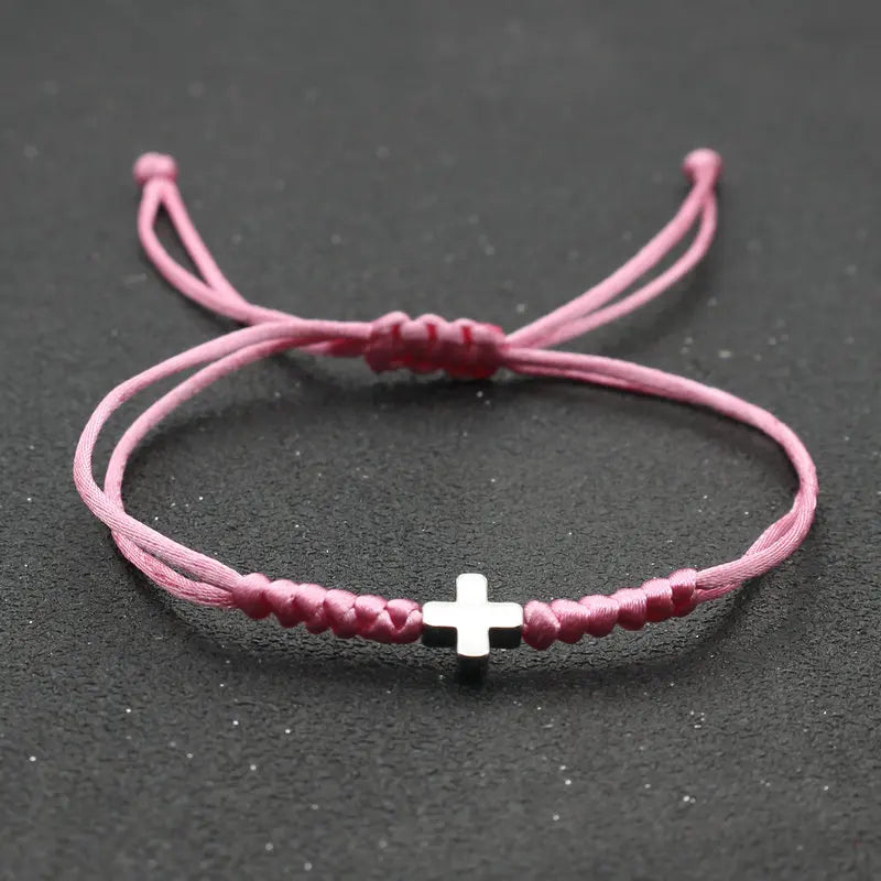 Couple Cross Charm Bracelet
