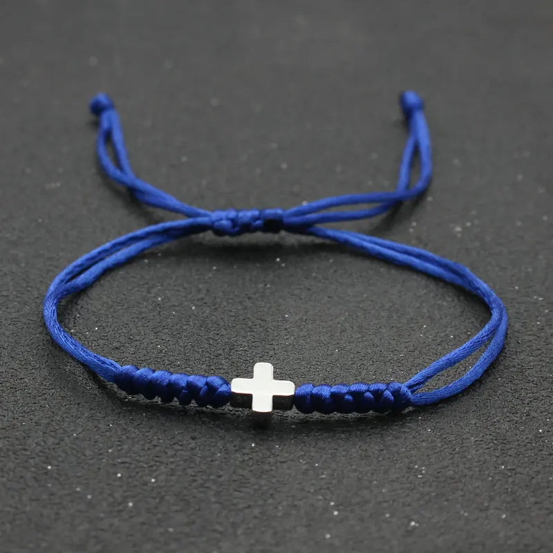 Couple Cross Charm Bracelet