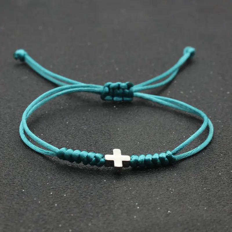 Couple Cross Charm Bracelet