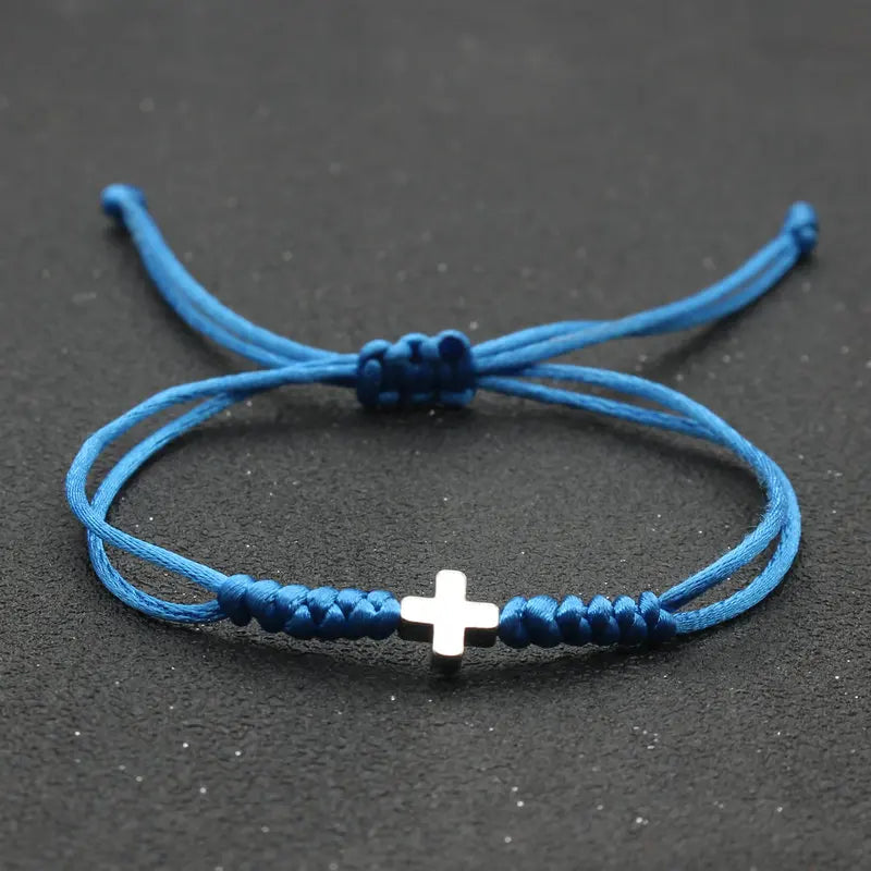 Couple Cross Charm Bracelet