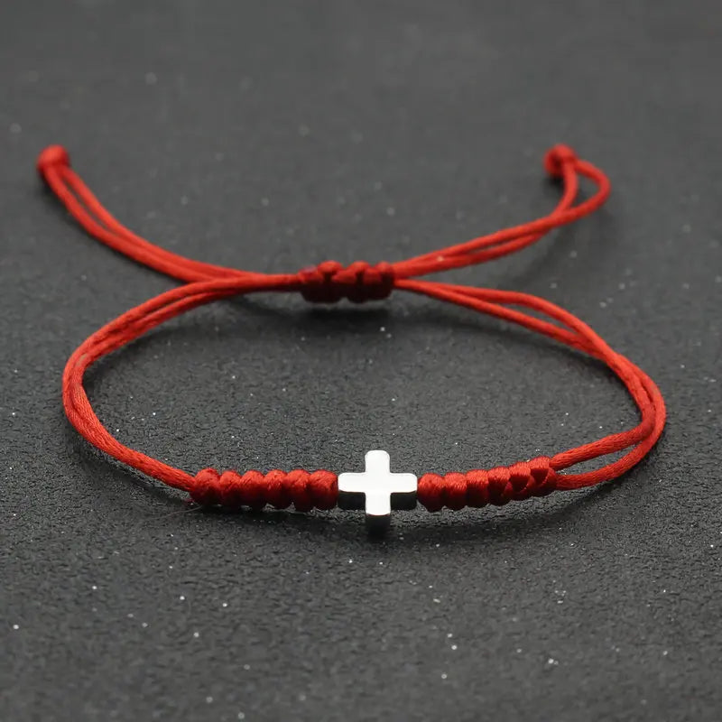 Couple Cross Charm Bracelet