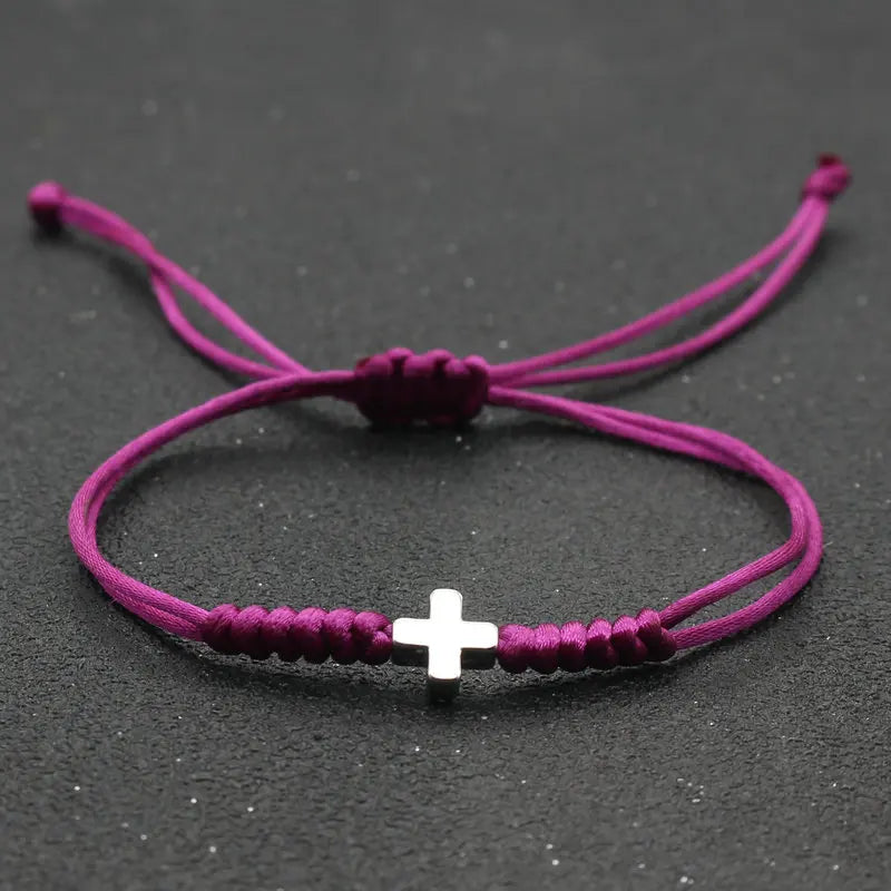 Couple Cross Charm Bracelet
