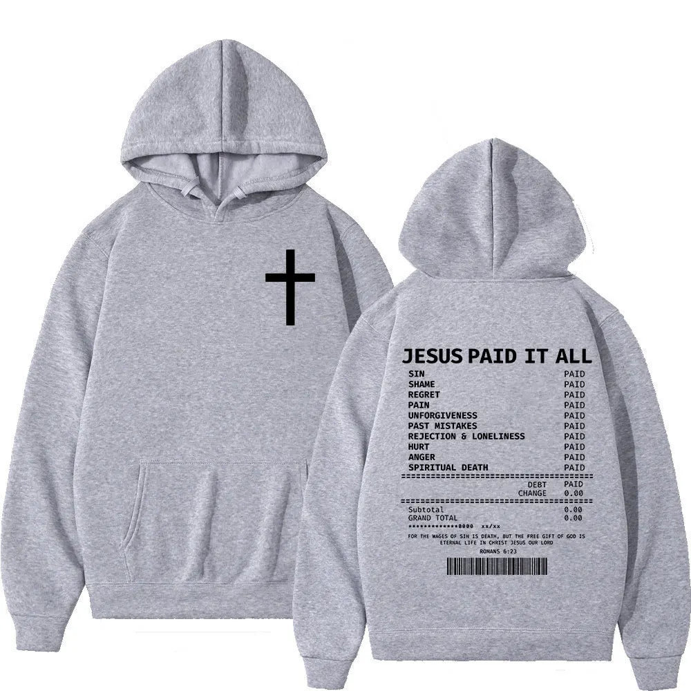 Salvation Jesus Paid It All Hoodies