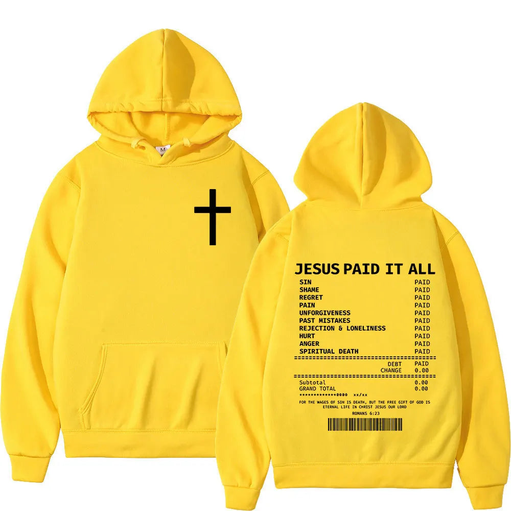 Salvation Jesus Paid It All Hoodies