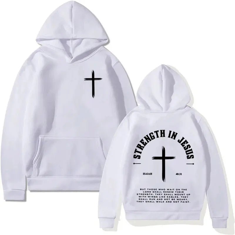 Christian Jesus Faith Over Fear Bible Verse Hoodie