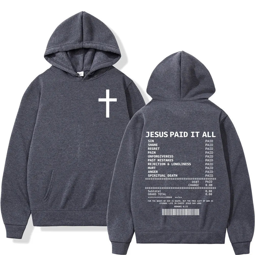 Salvation Jesus Paid It All Hoodies