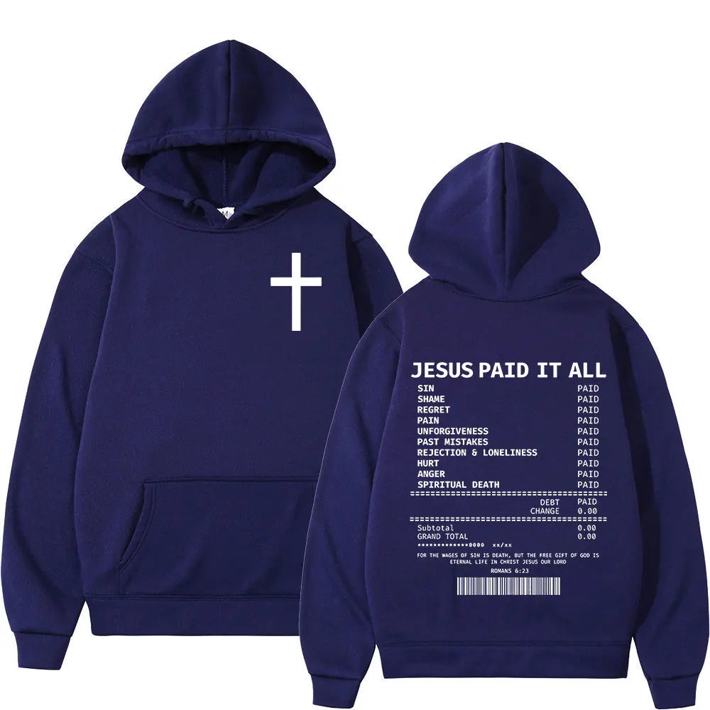 Salvation Jesus Paid It All Hoodies