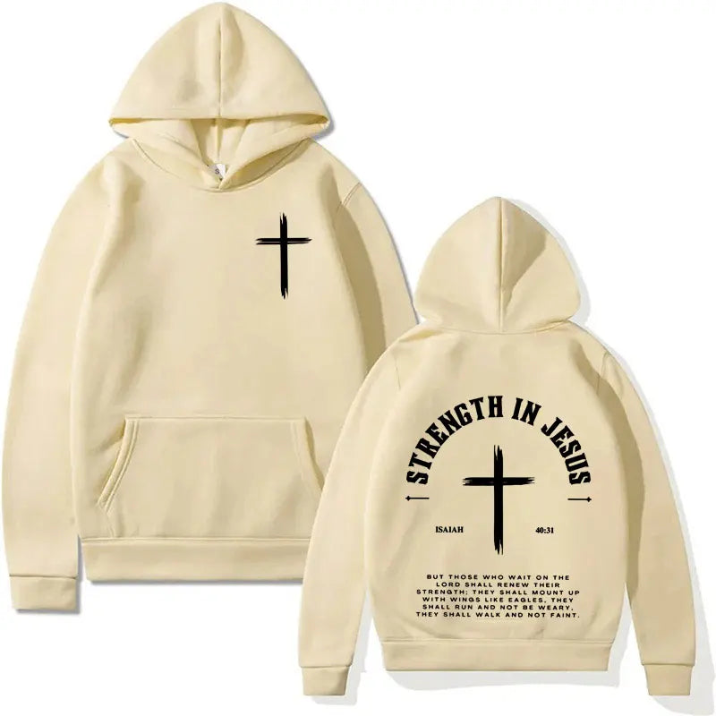 Christian Jesus Faith Over Fear Bible Verse Hoodie