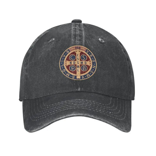 Fashion Cotton Saint Benedict Medal Baseball Cap