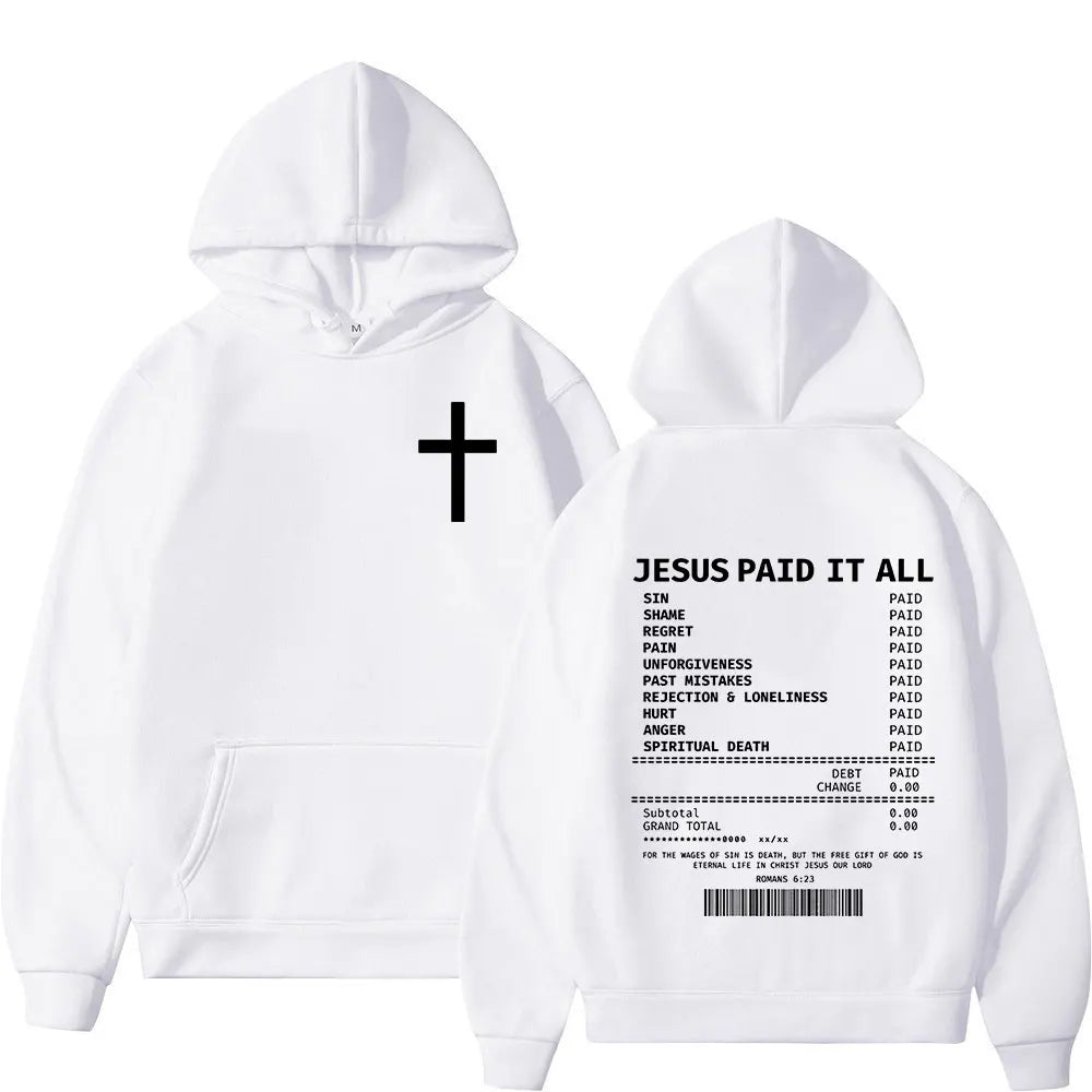 Salvation Jesus Paid It All Hoodies