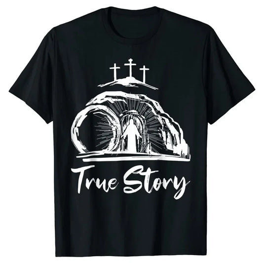 He Is Risen Christ Cross Jesus Easter T-Shirt